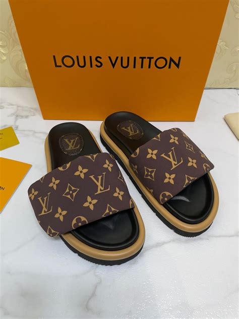 lv sliders women|louis vuitton pillow sliders women.